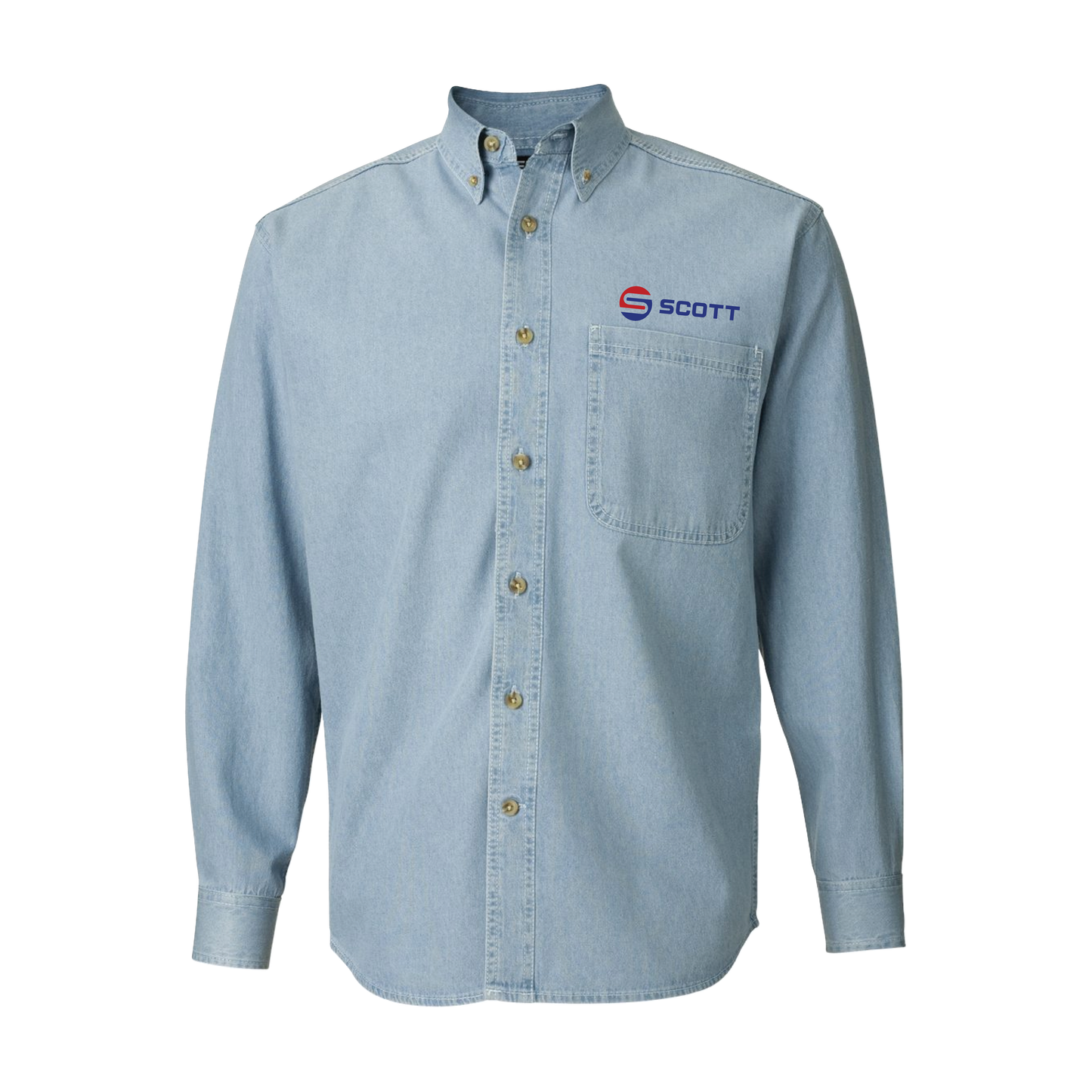 Sierra Pacific - Long Sleeve Denim Shirt