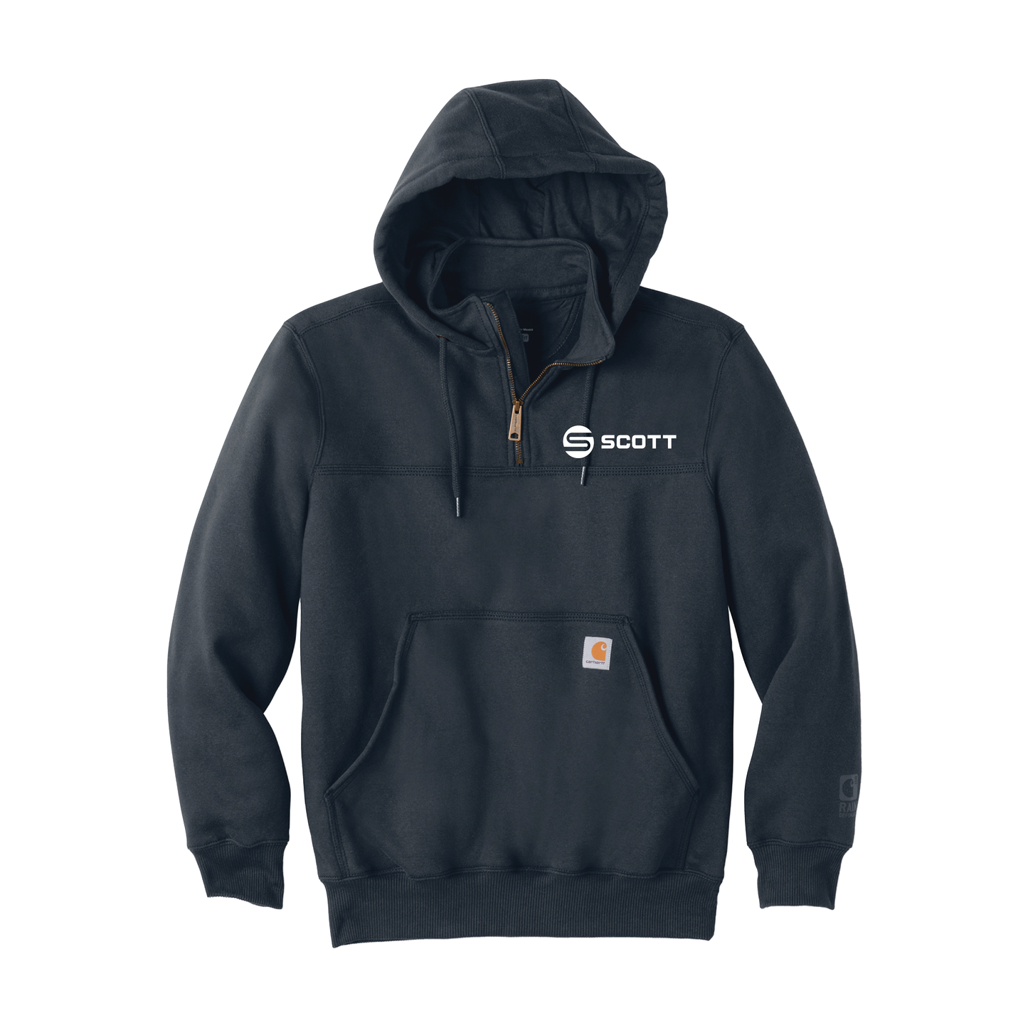 Carhartt ® Rain Defender ® Paxton Heavyweight Hooded Zip Mock Sweatshirt