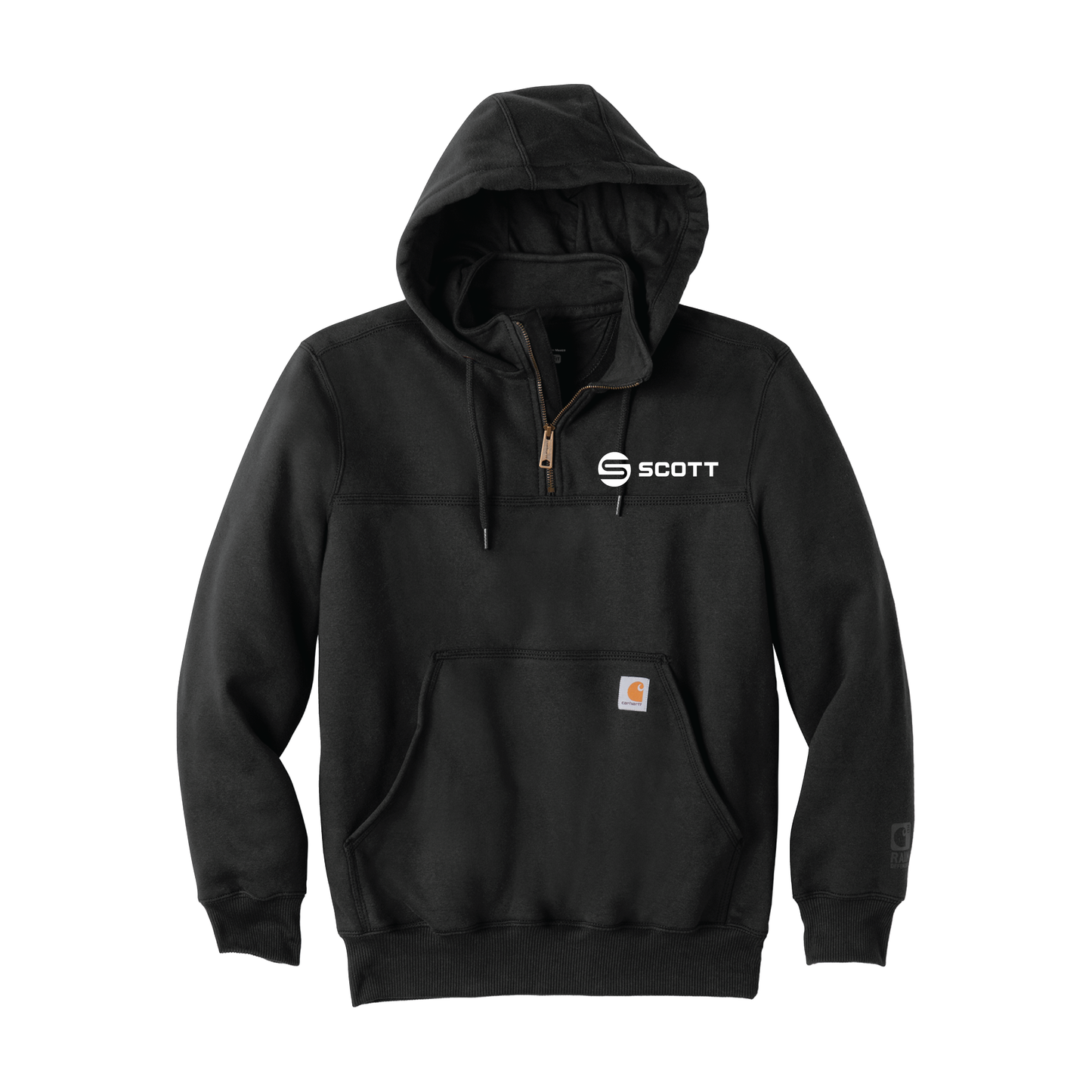 Carhartt ® Rain Defender ® Paxton Heavyweight Hooded Zip Mock Sweatshirt