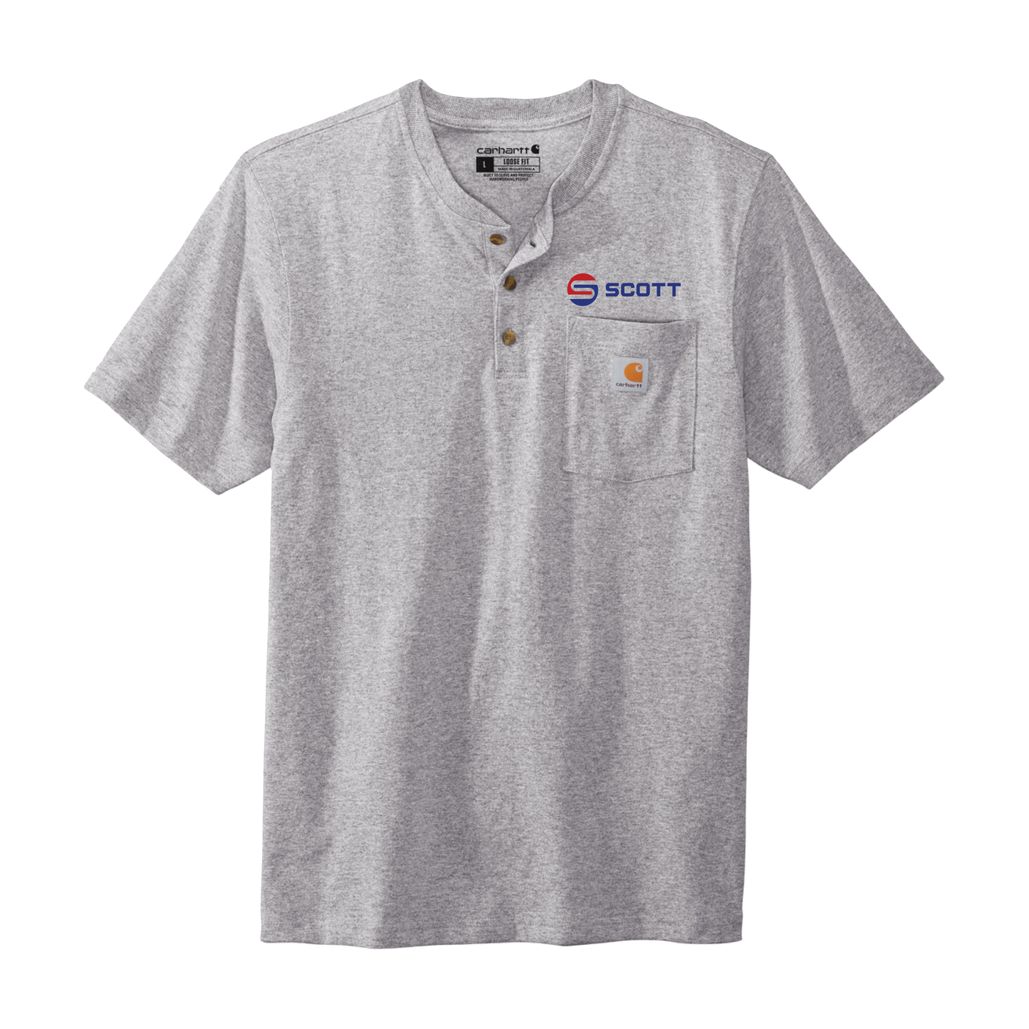 Carhartt® Short Sleeve Henley T-Shirt