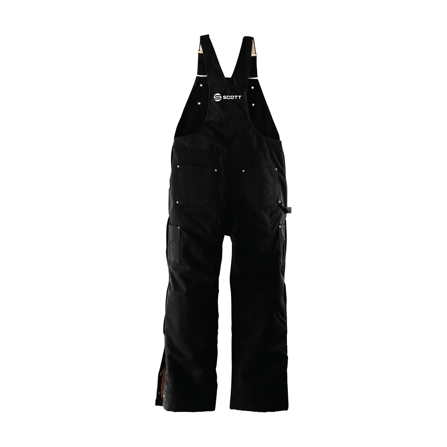 Carhartt® SHORT Firm Duck Insulated Bib Overalls