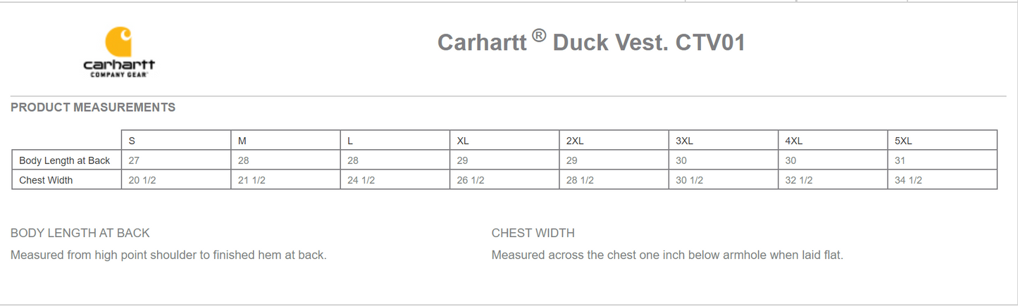 Carhartt ® Duck Vest