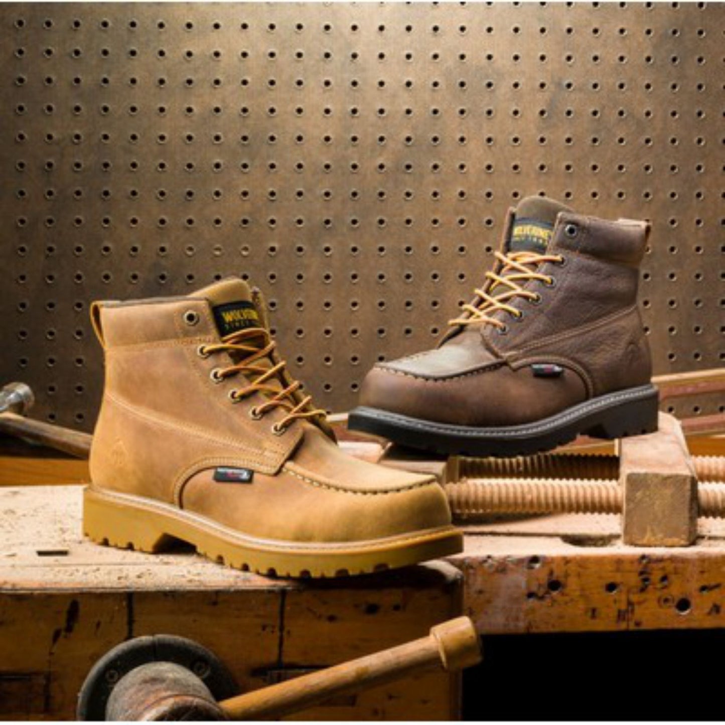 Wolverine Men's Floorhand Moc-Toe Waterproof 6" Steel-Toe Boots