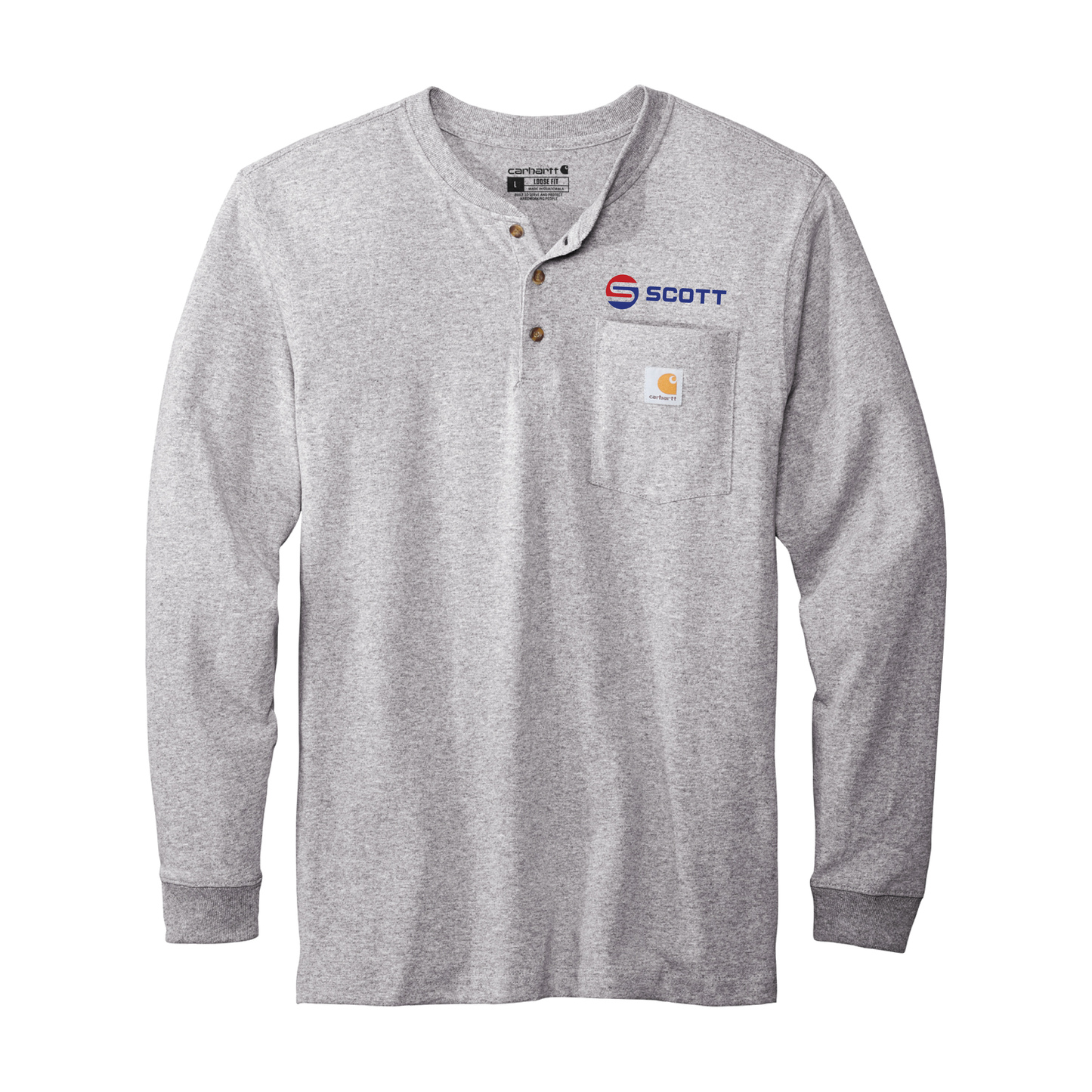 Carhartt® Long Sleeve Henley T-Shirt